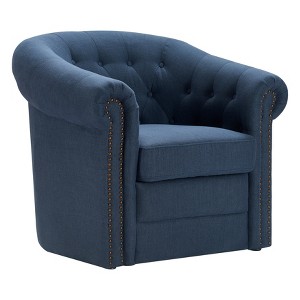 Westport Accent Barrel Chair French Blue - Finch