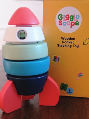 Mentari Toys - Stacking And Counting Rocket - 10pcs Australia