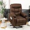 Costway Electric Power Lift Recliner Chair Living Room Sofa Chair with Massage & Heating - 2 of 4
