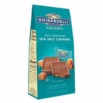 Ghirardelli Milk Chocolate Sea Salt Caramel Squares - 6.3oz