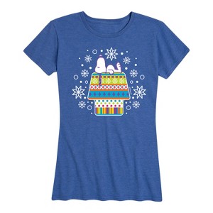Women's - Peanuts - Scandinavian Snoopy Short Sleeve Graphic T-Shirt - 1 of 4