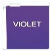 Pendaflex Essentials Colored Hanging Folders 1/5 Tab Letter Violet 25/Box 81611 - 2 of 4