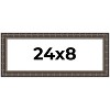 PosterPalooza | 24x8 Modern Bamboo Picture Frame, UV Acrylic, 5 Finishes - 2 of 4
