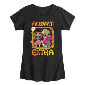 Girls' - LOL Surprise! - Always Extra Fitted Short Sleeve Graphic T-Shirt - 1 of 4
