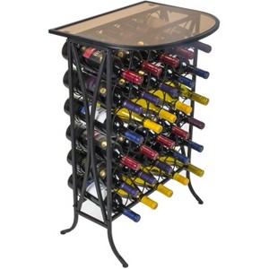 Sorbus chateau style wine bottle rack for home and cellar - 1 of 4