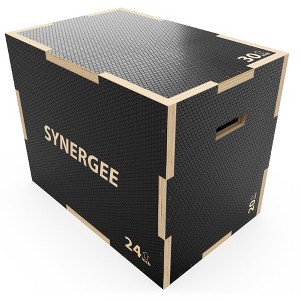 Synergee Non-Slip 3-in-1 Wood Plyo Boxes - 1 of 4