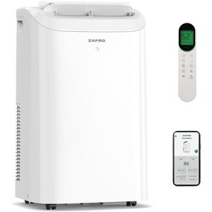 ZAFRO 14,000 BTU (10000 BTU SACC) Portable Air Conditioners with WiFi APP Control, 46dB, R32 Eco-Friendly,Fast Cooling in 30s, No Drainage Needed - 1 of 4