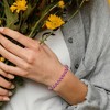 EVERLY JEWELRY | Sterling Silver 12 CT TGW Created Pink Sapphire Bracelet, 7.25-inch - 3 of 4