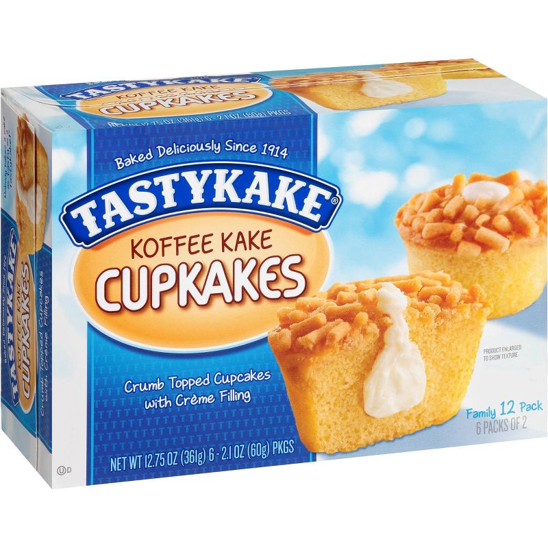Tastykake Cream Filled Koffee Kake Cupcakes - 12ct/12.75oz, 5 of 9