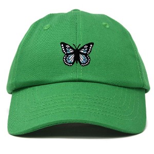 Dalix Butterfly Embroidered Cap Cotton Baseball Hat Garden Womens - 1 of 4