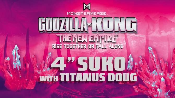 Godzilla x Kong: The New Empire Suko with Titanus Doug Figure Set - 2pk, 2 of 8, play video