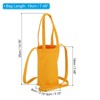Unique Bargains Canvas Camping Fishing Wide-Open Water Bottle Holder with Strap - 2 of 4