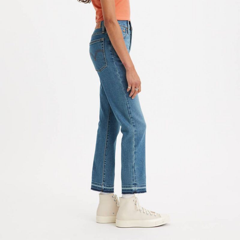 Levi's® Women's High-Rise Wedgie Straight Cropped Jeans , 2 of 10