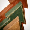 11.5"H, 13.5"H and 15.5"H Sullivans Wooden Tree Block - Set of 3, Christmas Decor, Multicolored - 2 of 4