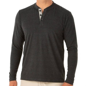 Men's Bamboo Flex Henley - FREE FLY - 1 of 4