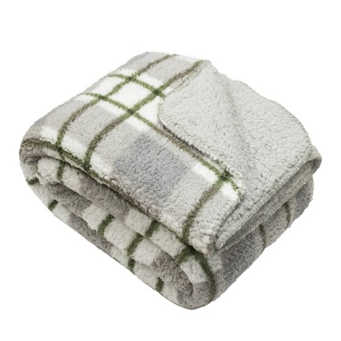 Green and grey blanket new arrivals