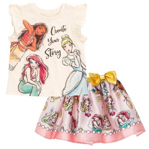 Disney Tank Top Satin Skirt Outfit Set Little Kid to Big Kid - 1 of 4