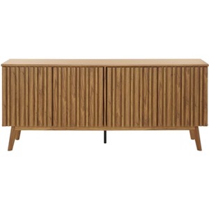 Helena Large 4 Door 4 Shelf Media Stand - MED9641 - Safavieh - 1 of 4