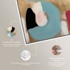 Art Remedy Glam Brooch of Gold Contemporary Shapes Abstract Wall Art Framed - 4 of 4