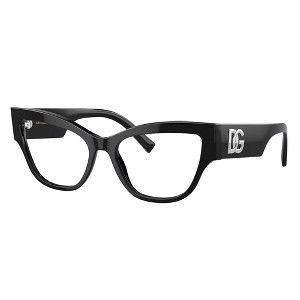 Dolce & Gabbana DG 3378 501 Womens Cat-Eye Eyeglasses Black 53mm - 1 of 3