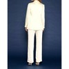Women's Dull Satin Blazer - SKIES ARE BLUE - 2 of 4