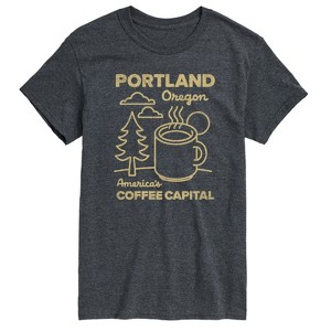 Men's - Instant Message - Portland Coffee Short Sleeve Graphic T-Shirt - 1 of 4
