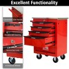 VASIP Double-Door Dustproof Tool Cart  with Layered Clapboard, Multifunctional Tool for Home,Garage - 4 of 4