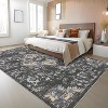 Washable Runner Rug, Ultra-Thin Vintage Oriental Carpet, Non-Slip Non-Shedding Hallway Rug, Distressed Accent Rug for Kitchen or Bedroom - 3 of 4