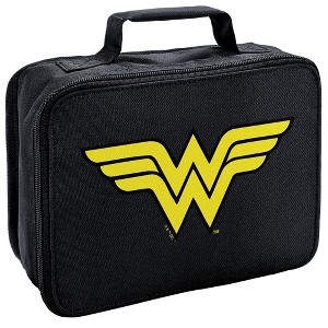 Wonder Woman Classic Logo Insulated Soft Sided Lunch Box - 1 of 4