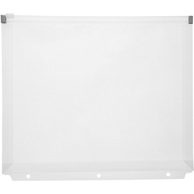 Enday Plastic Envelopes with Snap Closure, Clear