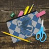 Harry Potter Ravenclaw Plaid Sigil Makeup Cosmetic Bag Organizer Pouch - 2 of 4