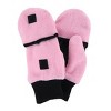 Iceberg Polar Wear Kid's 4-7 Winter Fleece Convertible Fingerless Glove to Mitten - 3 of 4