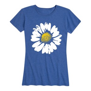 Women's - Instant Message - Big Daisy Short Sleeve Graphic T-Shirt - 1 of 4
