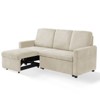 Gymojoy 71" Corduroy Fabric L-Shaped Sofa with Reversible Chaise & Seats Storage for Living Room - 3 of 4