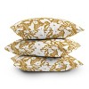 16"x16" Heather Dutton Finley Floral Goldenrod Square Throw Pillow White - Deny Designs: Machine Washable, Indoor Use, Polyester - 4 of 4