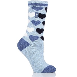 Women's Jennifer LITE™ Heart Crew Socks - 1 of 3