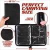 Monster Protectors Deluxe 4 Pocket Trading Card Leather Album - Dry Erase Boards & Marker, Side Loading Padded Double Sided Pockets, Holds 160 Cards - 2 of 4