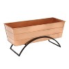 ACHLA Designs With Odette Stand Rectangular Steel Planter Boxes - 3 of 3