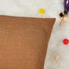 PiccoCasa Linen Blank Cotton Lined Cushion Decors Square Throw Pillowcases 2Pcs - 3 of 4