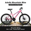 Gulches 26 inch Mountain Bike for Teenagers Girls Women, Shimano 21 Speeds with Dual Disc Brakes and 100mm Front Suspension - 2 of 4