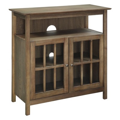 Big Sur Highboy TV Stand for TVs up to 60" Driftwood - Breighton Home