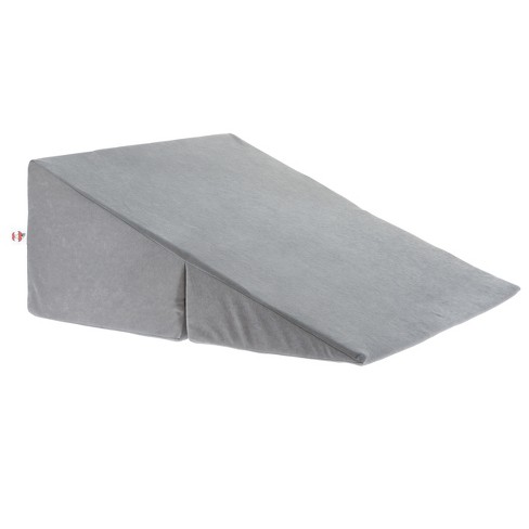 Bed Wedge Pillow, Back Support Memory Foam - Adjustable & Folding Incline Cushion