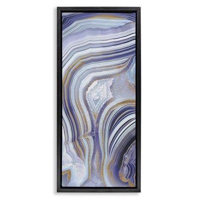 Stupell Industries Agate Crystal Pattern Abstract Design, 11" x 25"