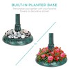 Best Choice Products Solar Outdoor Bird Bath Pedestal Fountain Garden Decoration w/ Fillable Planter Base - 4 of 4