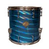 Sawtooth Command Series 4-Piece Drum Shell Pack with 16" Bass Drum, Blue Mirror Metallic - 4 of 4