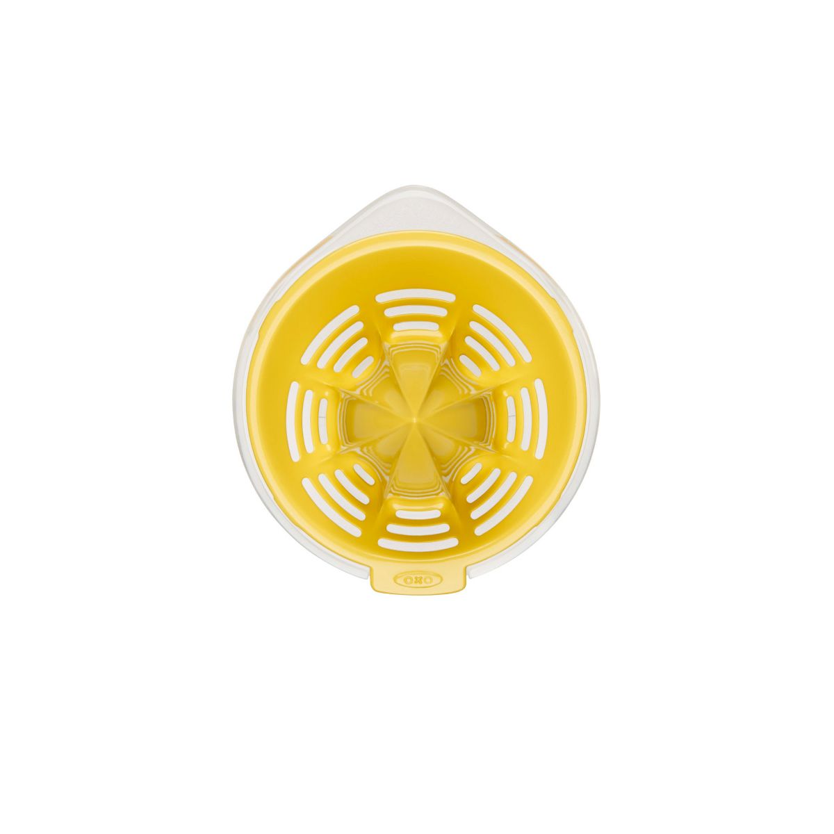 OXO Small Citrus Reamer: Yellow Plastic Juicer, Dishwasher-Safe, 5" Height, 3.6" Width & Depth - thumbnail 2