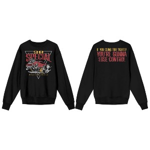 38 Special Hold On Loosely Crew Neck Long Sleeve Black Adult Sweatshirt - 1 of 1