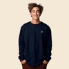 Dalix UFO Embroidered Cotton Classic Fit Long Sleeve Crewneck Tee Shirt Mens - 2 of 4