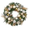 Christmas Wreath, Artificial Christmas  Wreaths, Xmas Wreath with Pine Cone and Berries, Xmas Decorations for Windows, Wall, Mantel,  Front Door - 2 of 4