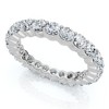 Pompeii3 1 1/2 Ct Diamond Eternity Wedding Ring 14k White Gold - 4 of 4